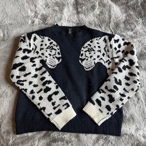Aqua Women's Cheeta Sweater